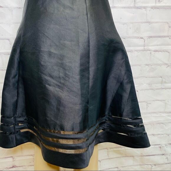 ADRIANNA PAPELL ONE SHOULDER  MIDI DRESS size 0 - Picture 6 of 13